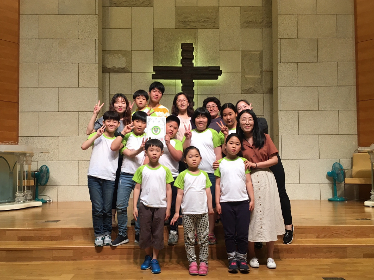 성북지방 찬양대회 중창부문 우승(18.5.27. 정릉교회)