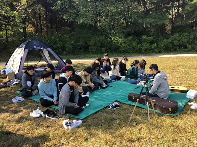 청소년부 야외예배(18.10.14)