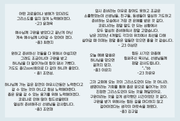 20 청소년부 여름 영성 프로그램(3)