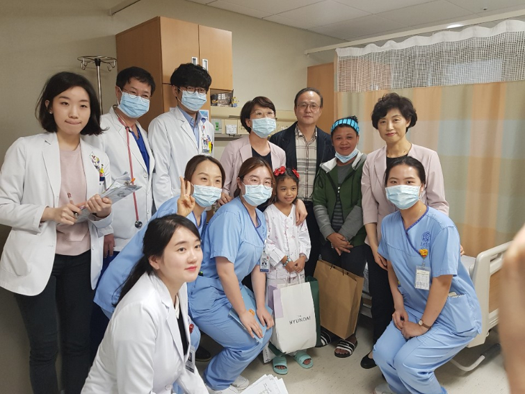 필리핀 심장병어린이 퇴원